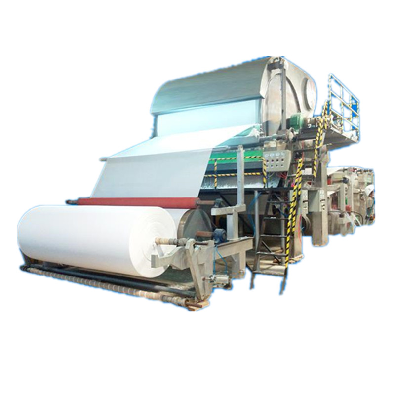 Waste Paper Recycle Pulp To Jumbo Roll Facial Napkin Toilet Tissue Paper Making Machine